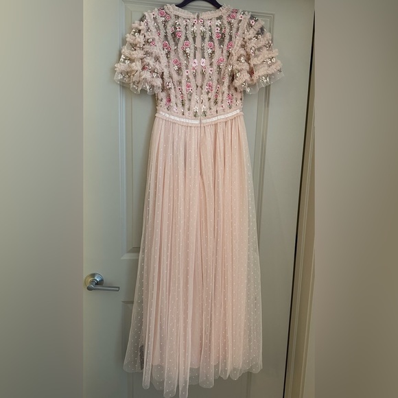 (NWT) NEEDLE & THREAD - BHLDN Florentina Ruffle Ankle Dress - Picture 5 of 8